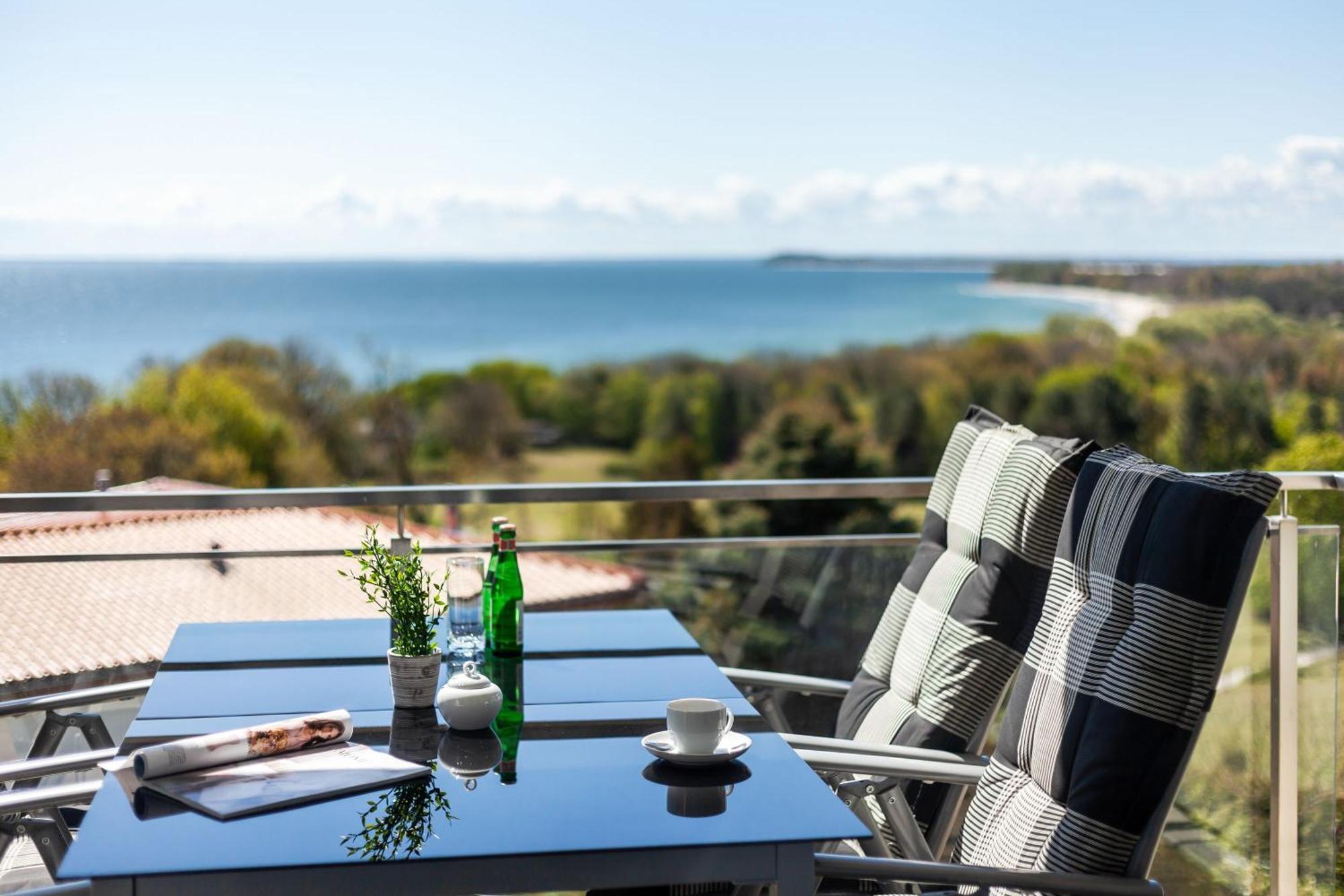 Ferienwohnung Meeresblick Residenzen FeWo 70 inkl Sauna u Schwimmbadnutzung im AHOI Sellin Goehren  Exterior foto